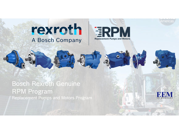 Rexroth pumps for heavy equipment