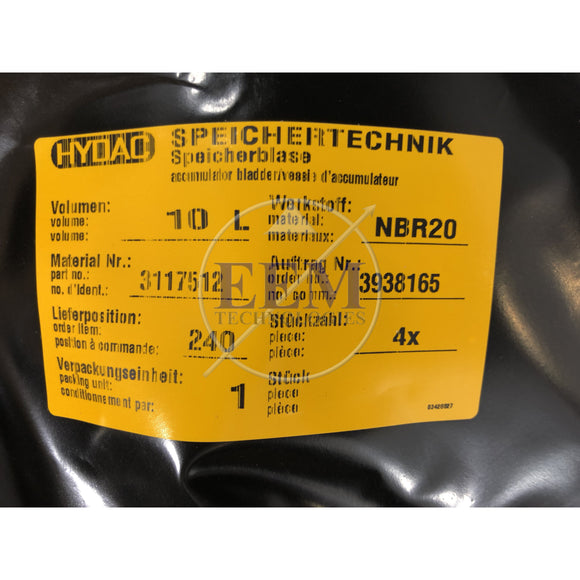 HYDAC Repair  Kit SB330/400-10(S) NBR (22mm)