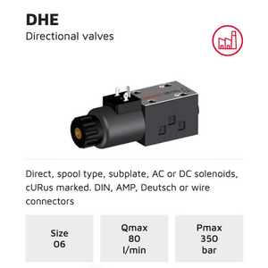 ATOS DHE-0711-X 24DC 20 Solenoid Directional Valve