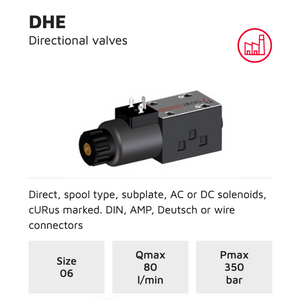 ATOS DHE-0714-XK 12DC 20 Solenoid Directional Valve