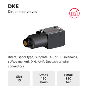 ATOS DKE-1711-X 24DC 20 Solenoid Directional Valve, D05