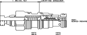 PBDBFAN Pilot operated, pressure reducing valve